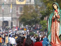 Autoridades capitalinas estimaron que el año pasado, poco más de 4 millones de personas visitaron a la Virgen de Guadalupe en su santuario, en el Cerro del Tepeyac. NTX / ARCHIVO