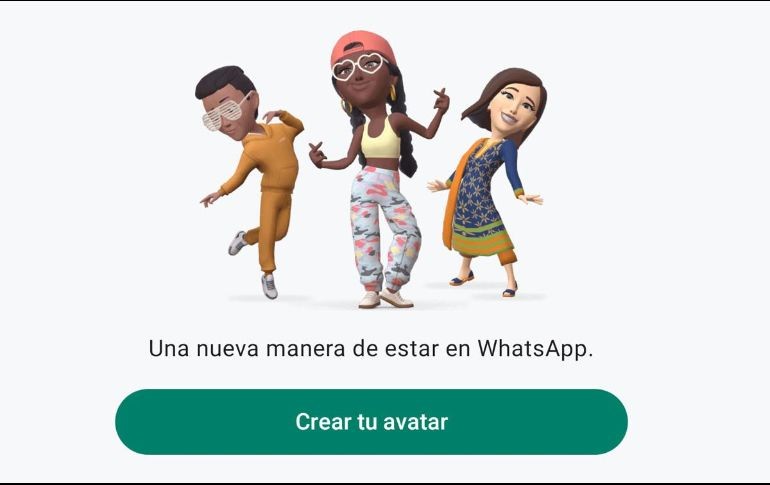 Un vistazo a los nuevos avatares de WhatsApp. ESPECIAL/WhatsApp