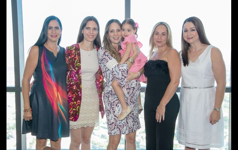 Marcela Gómez, María José Jiménez, Viviana Torres, Luciana Romero, Paz Gómez y Gris Gómez. GENTE BIEN JALISCO/Jorge Soltero