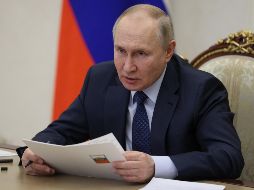 En entrevista, Vladimir Putin añadió que las armas nucleares de su país sirven como herramienta de disuasión en el conflicto. EFE/M. Metzel-SPUTNIK