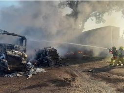 El siniestro movilizó a los diversos grupos de emergencia de la región. SUN/ESPECIAL