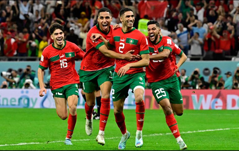 Los marroquíes son la agradable sorpresa de esta Copa del Mundo. AFP/J. Soriano