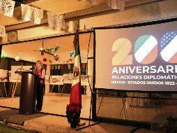 Eliza F. Al-Laham presidió el festejo en el Consulado de EU en Guadalajara. EL INFORMADOR/ A. Camacho