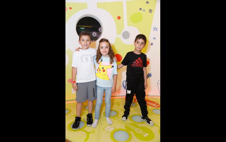 Diego Jiménez, Alexa Ramírez y Karim Gresati. GENTE BIEN JALISCO/ Claudio Jimeno