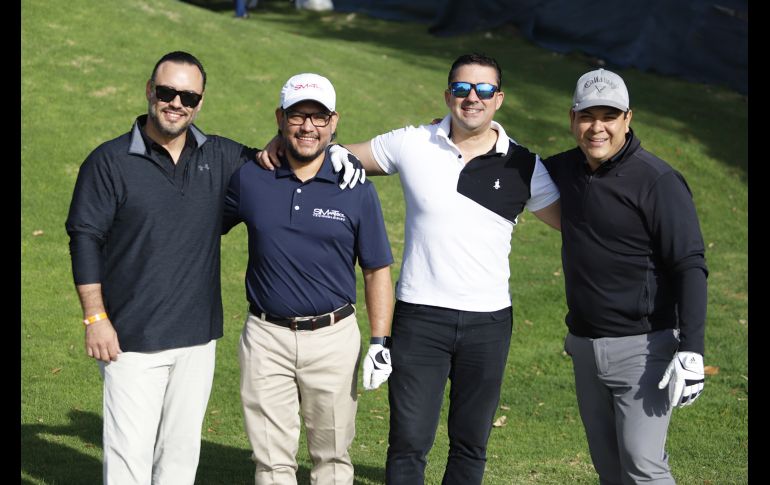 Octavio Cárdenas, Juan Luis Tarín, Josué Jacques y Bryan Dueñez. GENTE BIEN JALISCO/Claudio Jimeno