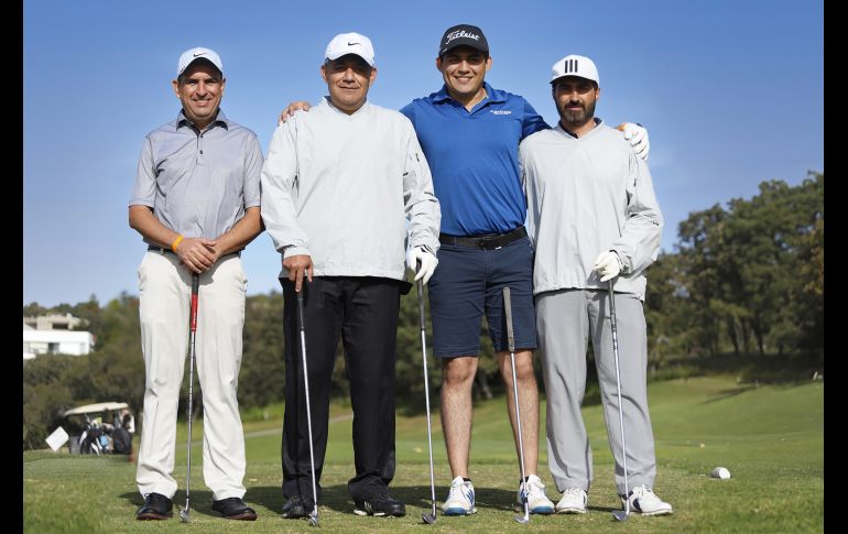 Eduardo Servín, Carlos González, Carlos Alfredo González y Eduardo González. GENTE BIEN JALISCO/Claudio Jimeno