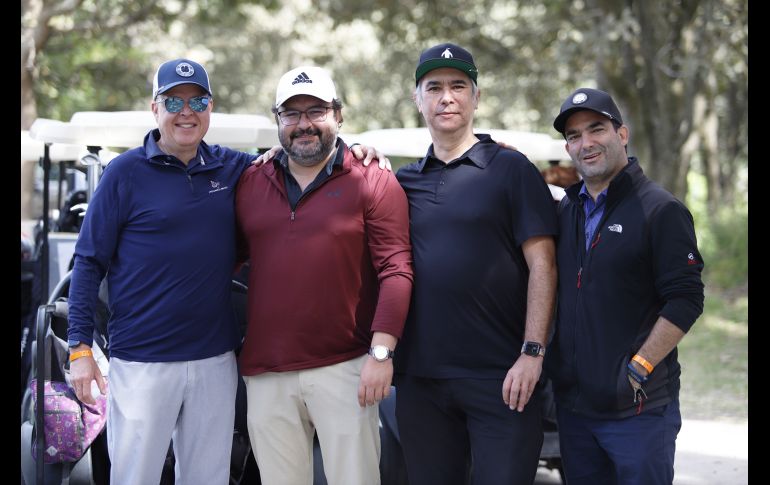 Alexei Martínez, Jaime Beltrán, Michel Riviere y Ernesto Gómez Ibarra. GENTE BIEN JALISCO/Claudio Jimeno