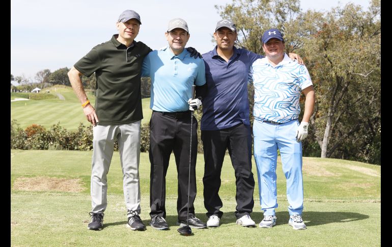 Alberto Corona, Manuel Escobar, Reynaldo Mireles y Juan Pablo Pimentel. GENTE BIEN JALISCO/Claudio Jimeno