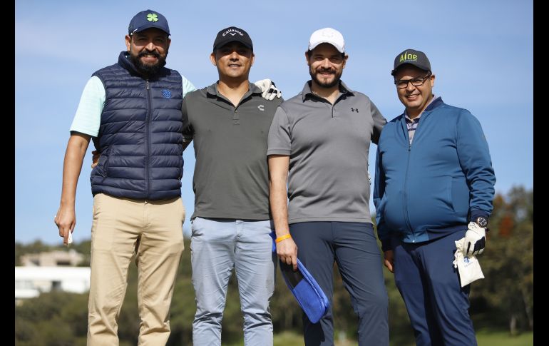 Ramón Gernica, Christian Ojeda, Juan Francisco Muñoz y César Buenrostro. GENTE BIEN JALISCO/Claudio Jimeno