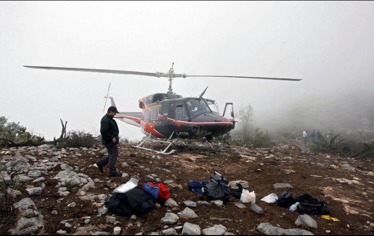 La unidad en la que murió Jenni Rivera se desplomó a la altura del ejido Tejocotes tras desplazarse a 27 mil metros de altura. AFP / ARCHIVO