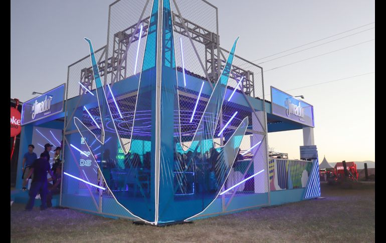 Stand de El Jimador en Flow Fest Guadalajara. GENTE BIEN JALISCO/Christian Pérez