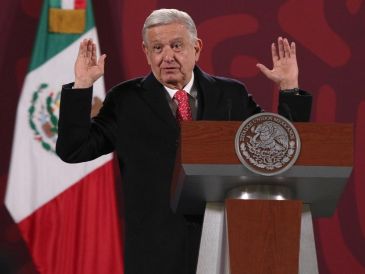 López Obrador consideró que en la destitución de Castillo participaron medios de comunicación y las "élites económicas y políticas" peruanas. SUN/C. Mejía