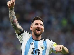 A pesar de la victoria y la felicidad de Messi, el partido terminó con los ánimos encendidos, pues algunos jugadores de la albiceleste y del rival se encararon al final del juego.  EFE / M. Messara