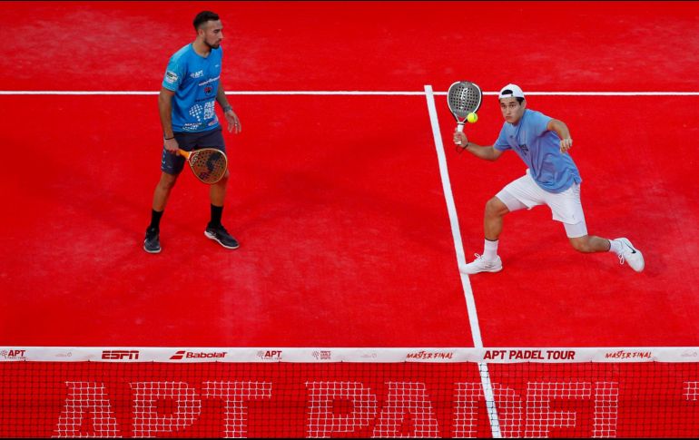 Los ganadores terminan en primer lugar del grupo con 3-0, mientras que Sánchez y Chozas se despiden del torneo con 0-3, a pesar de haber contabilizado mayor número de tiros ganadores con 45 por 36. EFE / F. Guasco