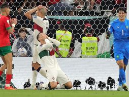 El resultado dejó fuera de la competencia a Portugal y a Cristiano Ronaldo, que se despidió de la Copa del Mundo sin el trofeo, en un partido que inició en la banca. EFE / F. Vogel