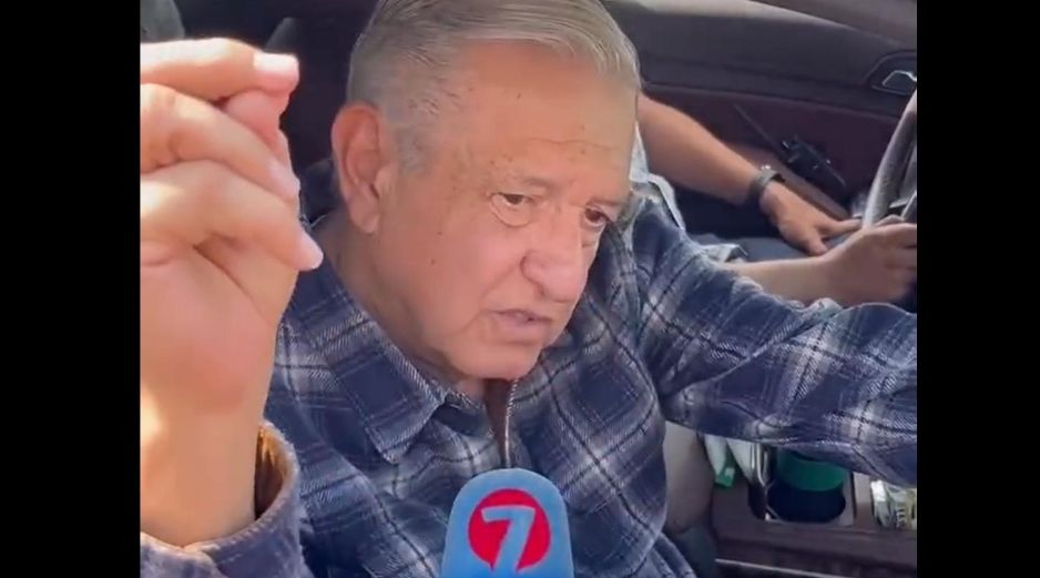 López Obrador destaca la coordinación que hay entre su gobierno y el gobierno estatal. TWITTER / @samuel_garcias