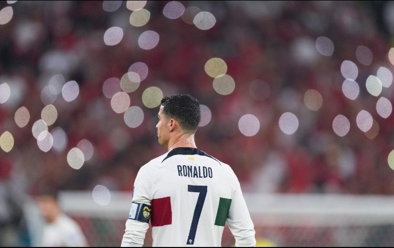 Al final Cristiano se despidió de su última Copa del Mundo sin lograr el título que habría redondeado su de por sí laureada carrera. Xinhua/Xiao Yijiu