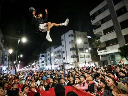 Marruecos vive un cuento de hadas en el Mundial. AFP/F. Senna