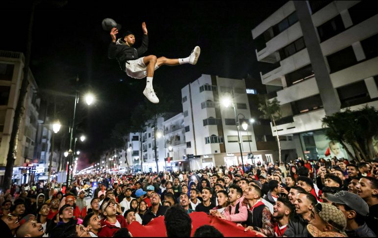 Marruecos vive un cuento de hadas en el Mundial. AFP/F. Senna
