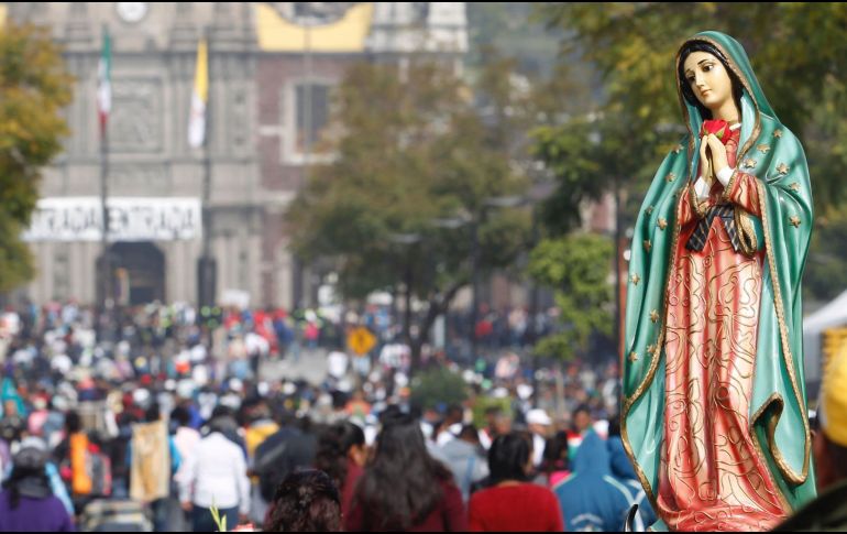Miles de personas acuden cada 12 de diciembre a la Basílica de Guadalupe. NTX/ARCHIVO