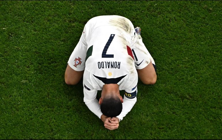 Cristiano Ronaldo puede encontrar un consuelo en que lo realizado durante su carrera no pasó desapercibido.  AFP/M. VATSYAYANA