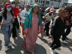 Autoridades de la CDMX reporta que, hasta la mañana del domingo, habían arribado 2.4 millones de personas a la Basílica de Guadalupe. SUN / C. Mejía