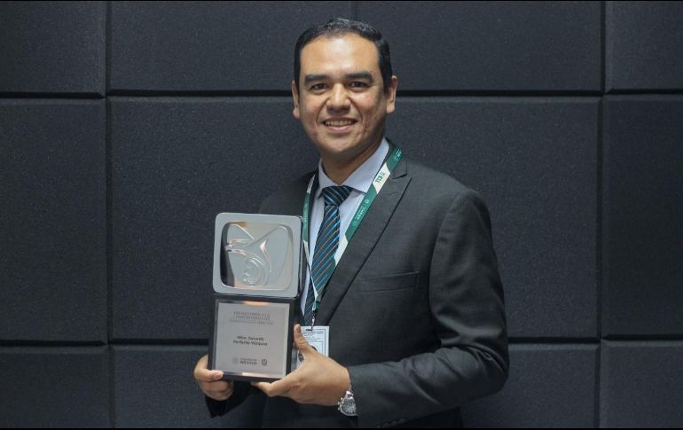 Gerardo Perfecto Vázquez, el homenajeado. CORTESÍA/IMSS Jalisco 