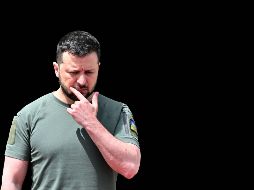 En una entrevista con el periodista estadounidense David Letterman, Zelenski habla de la guerra que vive su país y del sufrimiento de los ciudadanos. AFP / ARCHIVO