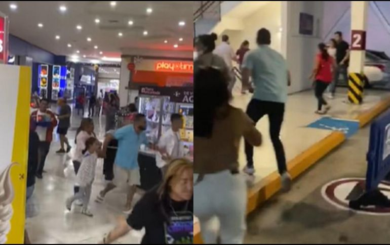 De acuerdo con varios testigos que se encontraban en el interior de la sala, tuvieron que salir gateando por precaución y evitar que alguna bala impactara. ESPECIAL