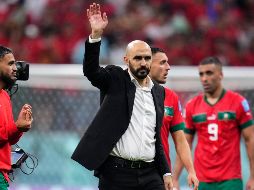 Walid Regragui dice que no le puede reprochar nada a sus pupilos. AP/M. Fernández