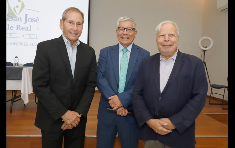 José Luis Borrero, Jorge F. Clifton Correa y Alain Laurent Gilbert. GENTE BIEN JALISCO/Claudio Jimeno