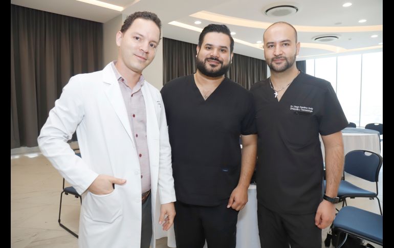 Andrés Arcas, Daniel Cortez y Diego Ramírez. GENTE BIEN JALISCO/Claudio Jimeno