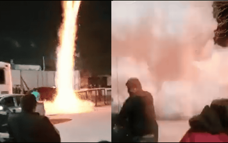 La quema se salió de control cuando una chispa cayó sobre una gruesa de cohetes que, de inmediato, se encendieron. ESPECIAL