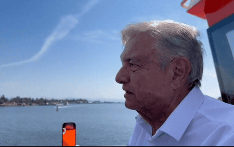 Fue en Twitter en donde López Obrador compartió el video en el Ferri que llevará a los turistas a las Islas Marías. ESPECIAL