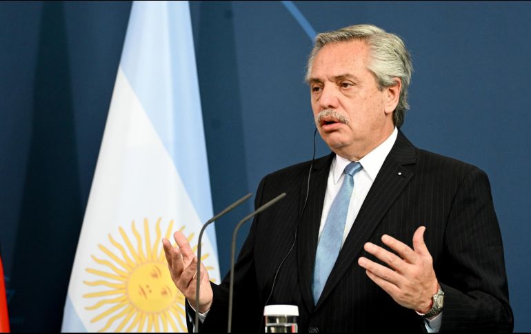 Alberto Fernández dejó en claro que apoyará a su selección desde su hogar. EFE/ARCHIVO