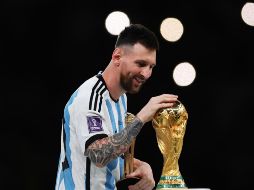 Messi, capitán de la Albiceleste, habló tras levantar el título y señaló si su retiro está cerca. EFE / T. Bozoglu