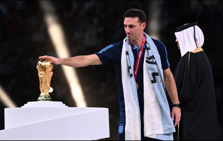 Liones Scaloneta se convirtió en el técnico más joven del Mundial de Qatar 2022. AFP / K. Kudryavtsev