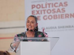 Claudia Sheinbaum Pardo, jefa de gobierno de la Ciudad de México, acudió a dar una conferencia en Yucatán. ESPECIAL