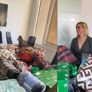 Aliadas A.C. recolecta cobijas para mujeres que necesitan una este invierno