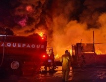 Eel siniestro ameritó la evacuación de aproximadamente 30 personas. ESPECIAL/Protección Civil de Tlaquepaque