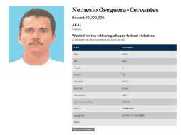 Estados Unidos ofrece una fuerte suma de dinero por datos que colaboren en la captura del 