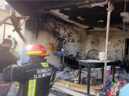 Por esta explosión cinco personas, entre ellas una mujer y un menor de edad, resultaron lesionadas con quemaduras de segundo y tercer grado en cara y cuello. ESPECIAL