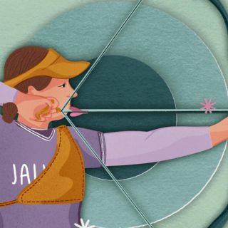 El tiro con arco me hizo resiliente y valiente