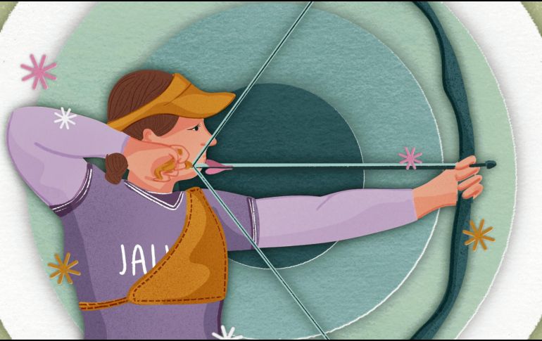 Mitssi tiene la meta de llegar a la Selección Nacional de tiro con arco. ESPECIAL