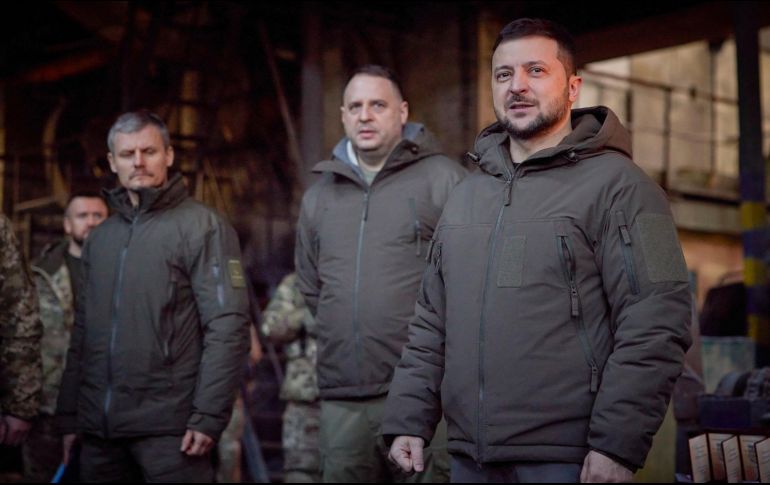 Zelenski se iba a reunir con Joe Biden en la Casa Blanca por la tarde y luego acompañaría al mandatario estadounidense para una conferencia de prensa en la Sala Este de la residencia presidencial. EFE / ESPECIAL