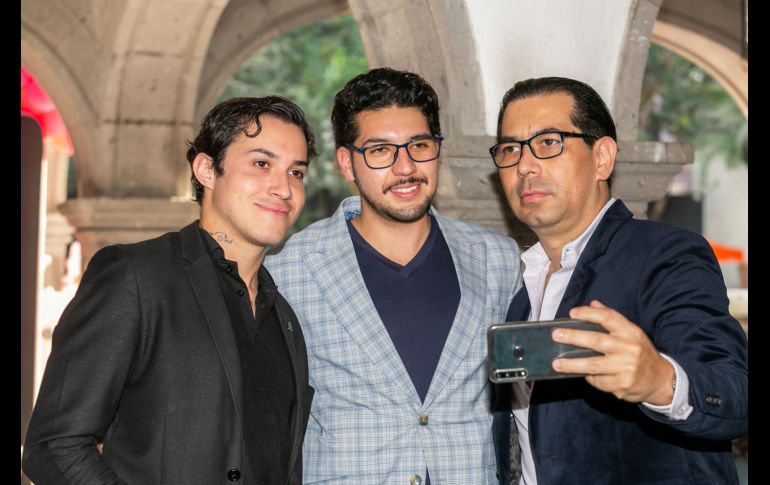 Miguel Ángel Ramos, Miguel Cerrano y Enrique Estrada. GENTE BIEN JALISCO/Jorge Soltero