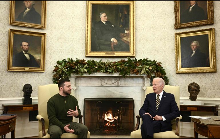 Biden trasladó a Zelenski el apoyo de Estados Unidos al pueblo de Ucrania y a él personalmente, por ser un 