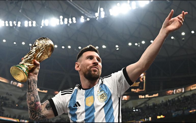 Messi se coronó campeón del mundo en el Mundial de Qatar 2022. EFE/Archiv
