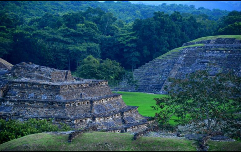 Los murales dañados de la zona arqueológica de Tajín representan una perdida del patrimonio cultural del país. ESPECIAL/INAH