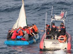 Los migrantes iban a la costa oeste de Puerto Rico. EFE